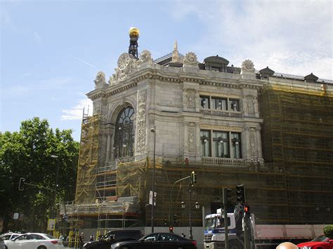 Restauración de las fachadas de la sede central del Banco ...