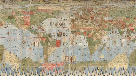 Restauran un impresionante mapa de todo el mundo del siglo ...