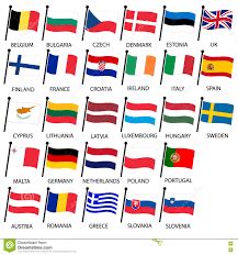 Resultado de imagen de las 28 banderas de la union europea ...