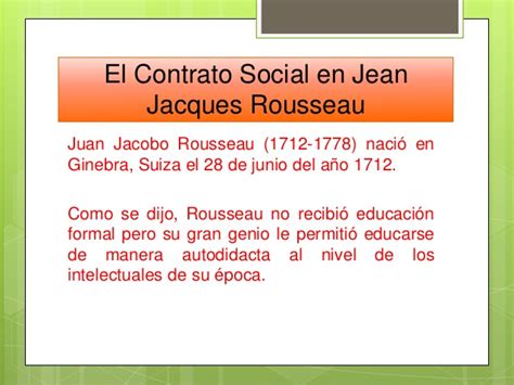 resumen de el contrato social jean jacques rousseau ...