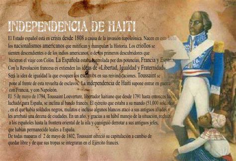 Resumen de la Independencia de Haiti Esclavos Se Rebelan ...