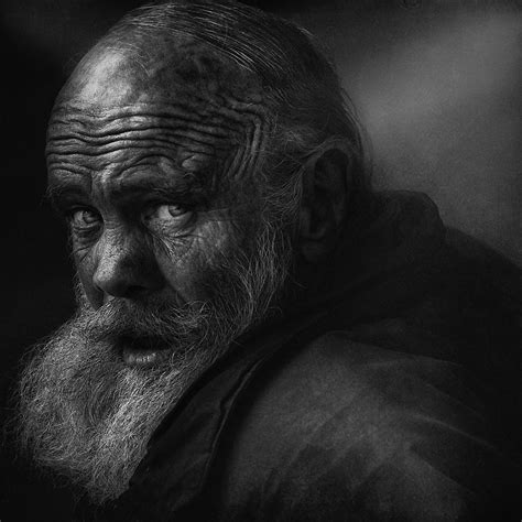 Retratos en blanco y negro de Personas sin hogar por Lee ...