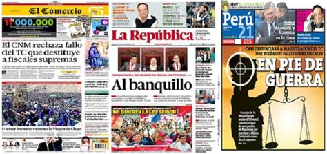 Revista de Prensa de Perú: Fuerte conflicto entre Poder ...