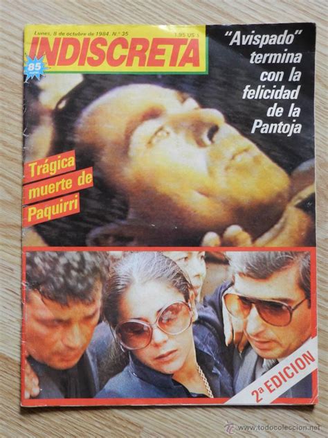 revista indiscreta año 1984 nº 35 muerte de paq   Comprar ...