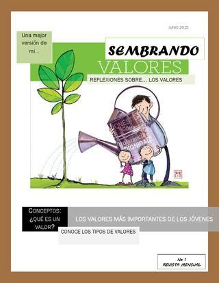 Revista Sembrando Valores by Mariana   Issuu