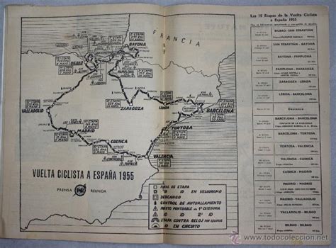 revista vuelta ciclista a españa 1955. edicion Comprar ...