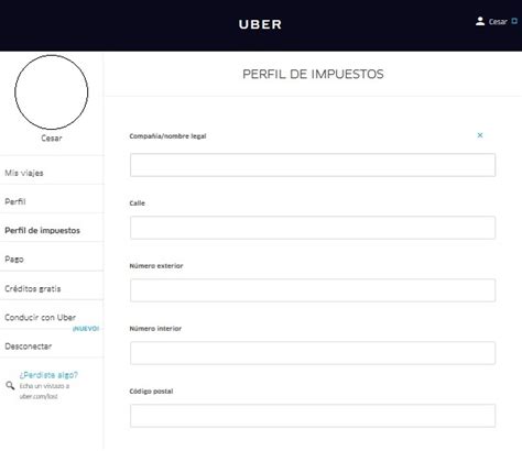 RFC Factura Uber 4   Contador Contado