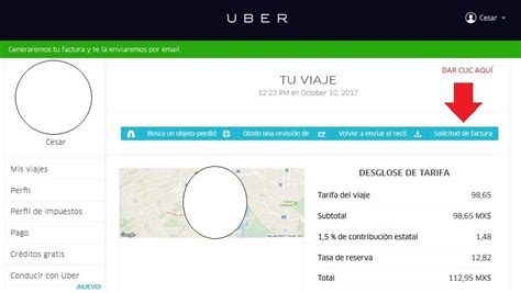 RFC Factura Uber 8 SAT   Contador Contado