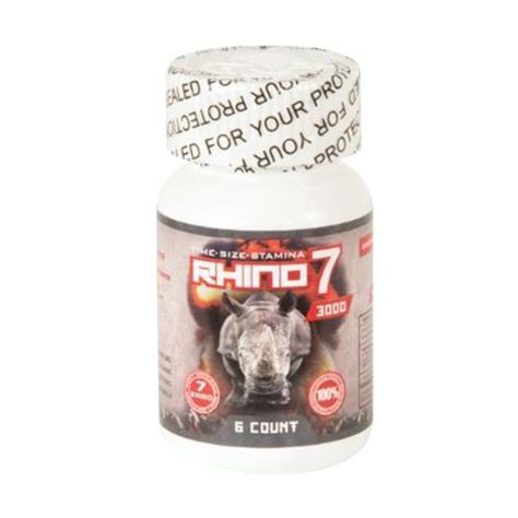 Rhino 7 Platinum 3000 Male Sexual Performance Enhancer ...