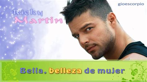 Ricky Martin   bella karaoke   YouTube