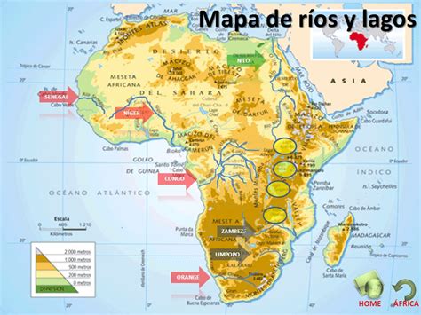 Rios De Africa Mapa | My blog