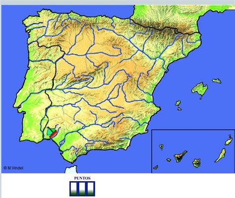 Rios Mapa Fisico De España