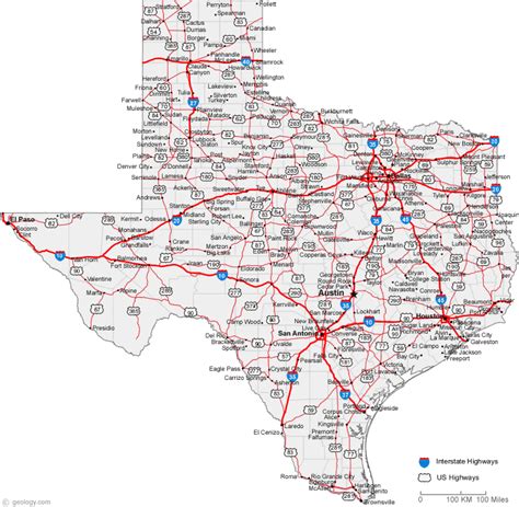 Road Map   Tour of Texas