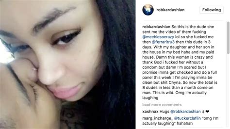 rob kardashian expose blac chyna on instagram twitter ...