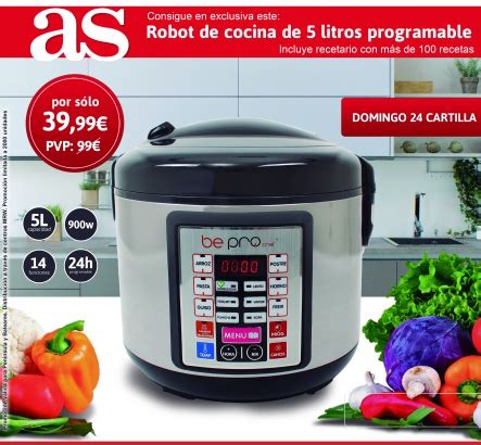 Robot de Cocina Programable Bepro 39,99€   Diario AS ...