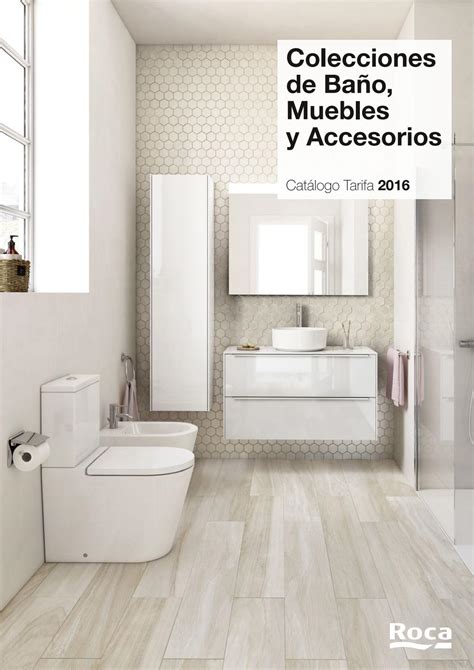 ROCA   Catálogo tarifa colecciones de baño, muebles y ...