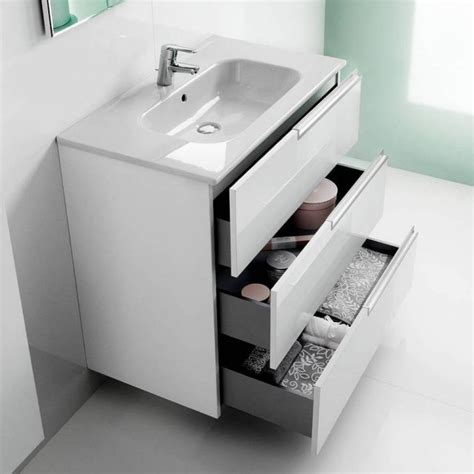 Roca Victoria N 3 Drawer Vanity Unit with Basin : UK Bathrooms