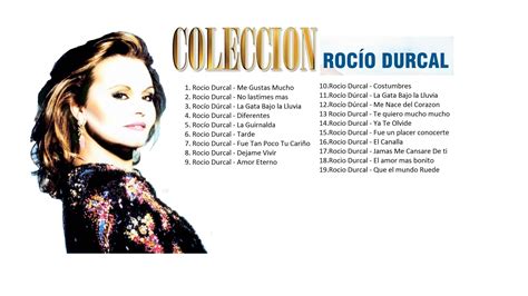 Rocio Durcal Coleccion de Exitos   YouTube