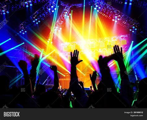 Rock Concert, Happy People Image & Photo | Bigstock