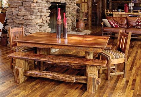 Rocky Mountain Barn Wood Dining Table | Rustic Furniture ...