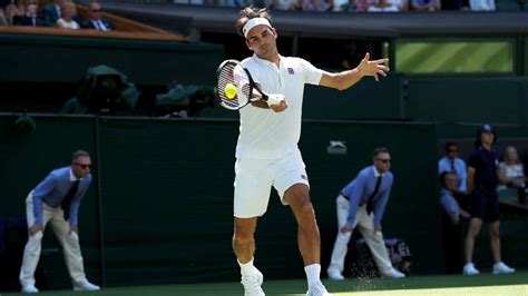 Roger Federer opens play on Centre Court as Wimbledon 2018 ...