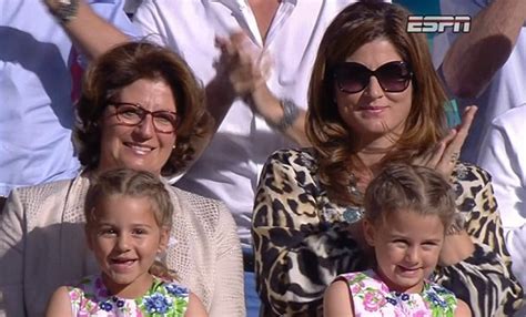 Roger Federer s twin daughters wore matching dresses at ...