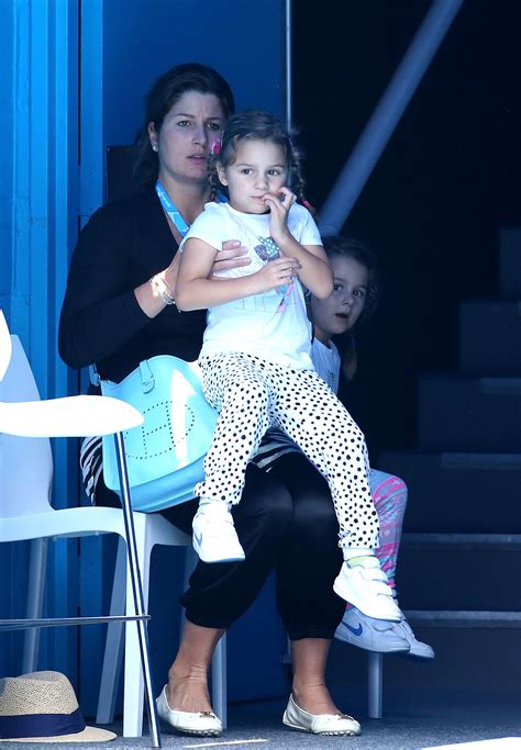 Roger Federer s wife Mirka watched his third round match ...