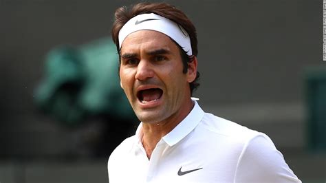 Roger Federer saves match points in win at Wimbledon   CNN.com