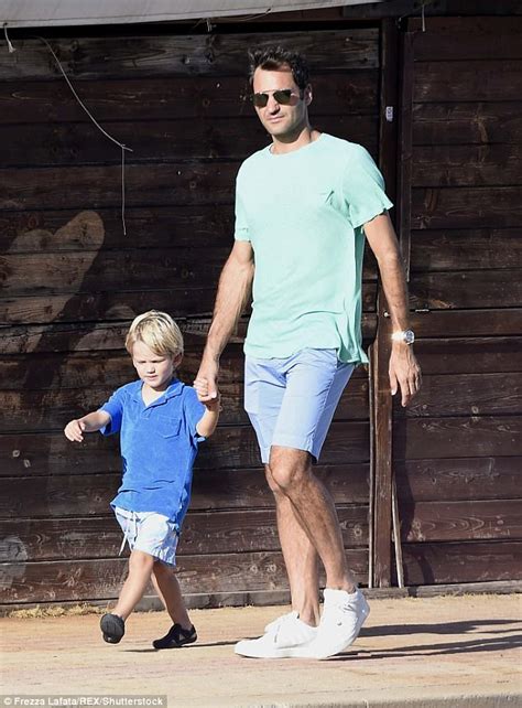 Roger Federer takes twin sons out in Italy after Wimbledon ...