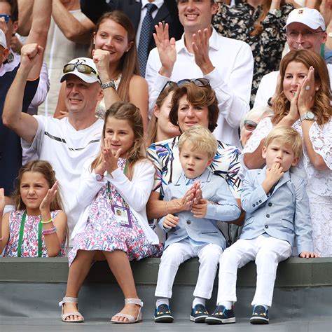 Roger Federer’s twins steal the show at Wimbledon   Good ...