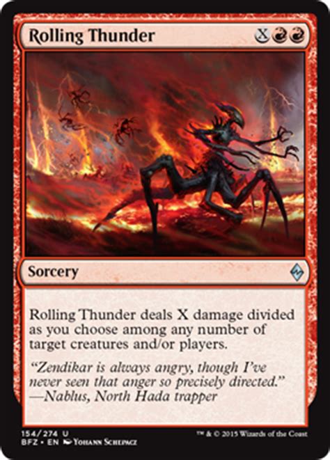 Rolling Thunder from Battle for Zendikar Spoiler