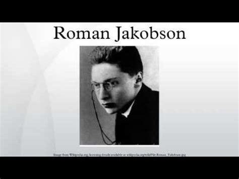 Roman Jakobson   YouTube
