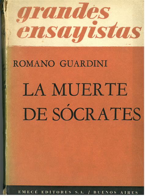 Romano Guardini: La muerte de Sócrates