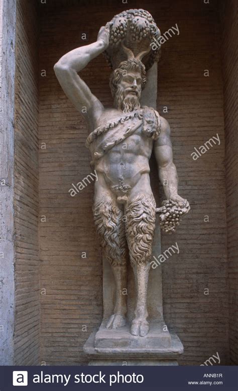 Rome Italy Capitoline Museum Statue Satyrs   Greek God Pan ...