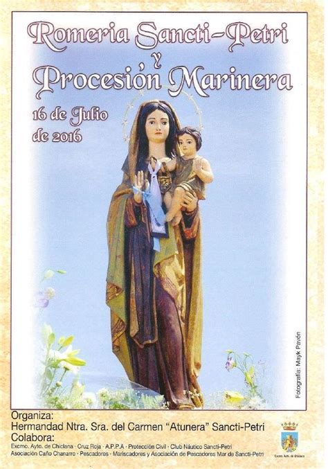 Romería de la Virgen del Carmen  Atunera  2016   Chiclana