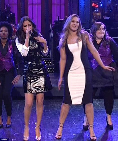 Ronda Rousey and Selena Gomez host SNL as UFC fighter ...