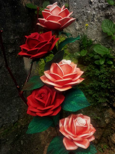Rosa Mexicanas | goma eva flores | Pinterest | Flores em ...