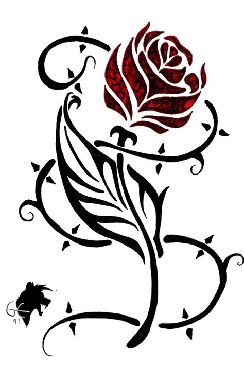Rose and thorn clipart collection