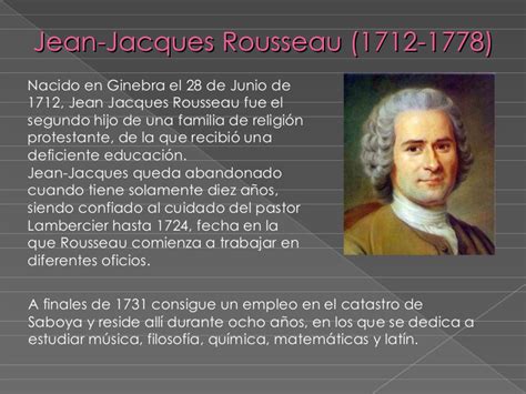 Rousseau  1712 1778