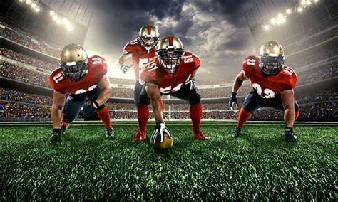 Royalty Free Football Lineman Pictures, Images and Stock ...