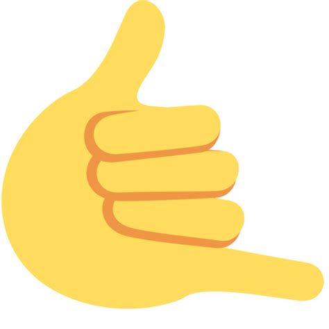 ruf mich an Handzeichen Emoji