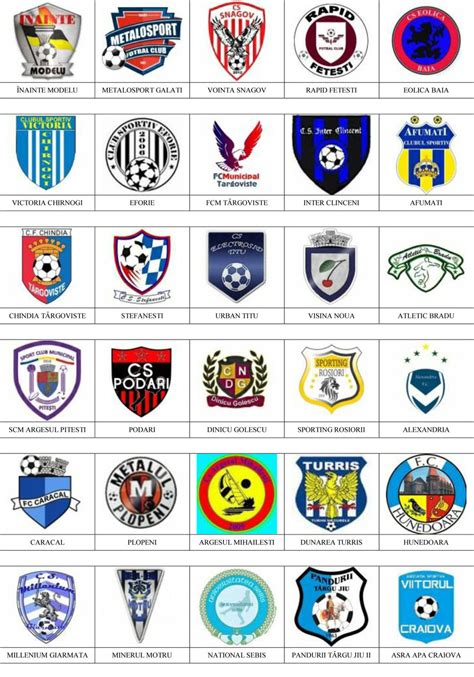 Rumanía   Pins de escudos/insiginas de equipos de fútbol.