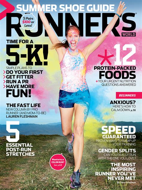 Runners World. Cindy For Runners World Cover With Runners ...