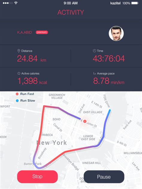 Running Distance Tracker   GPS Run Walking Coach | App ...