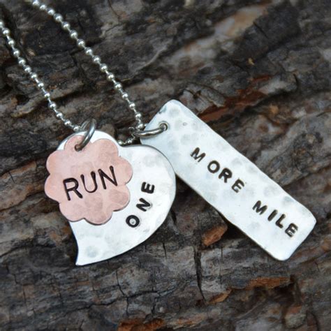 Running Jewelry: The Perfect Run. Sterling Silver Running