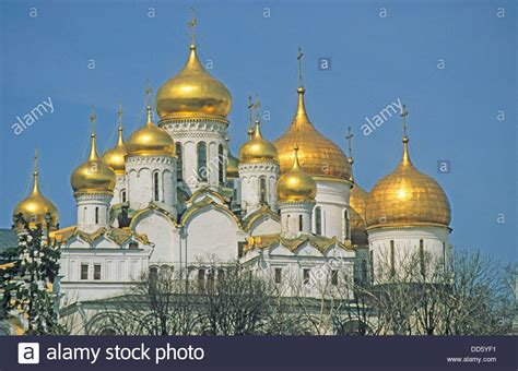 Russia, Moscow, Kremlin, Cathedral church of the ...