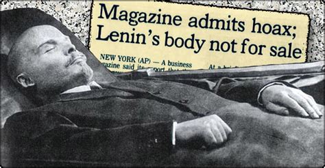 Russia Sells Lenin’s Body  Nov 1991