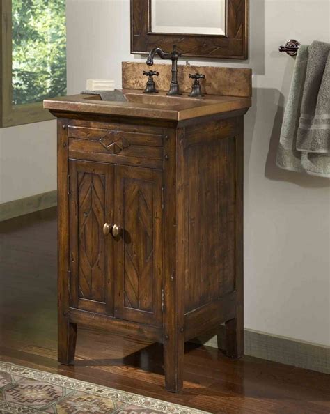 Rustic Bathroom Vanity Small — Derektime Design : Nice ...