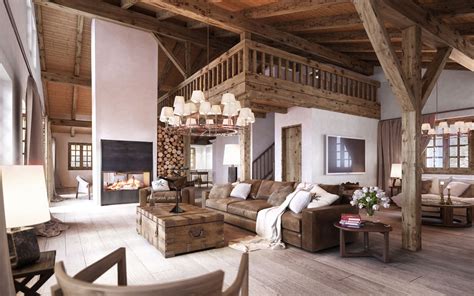 Rustic Interior Design Styles | Log Cabin, Lodge ...