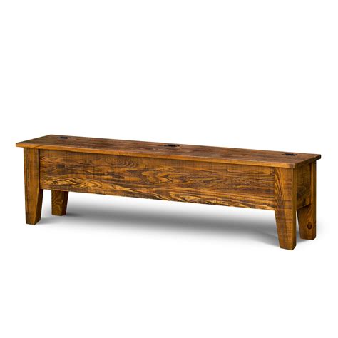 rustic storage benches   28 images   rustic mission mango ...
